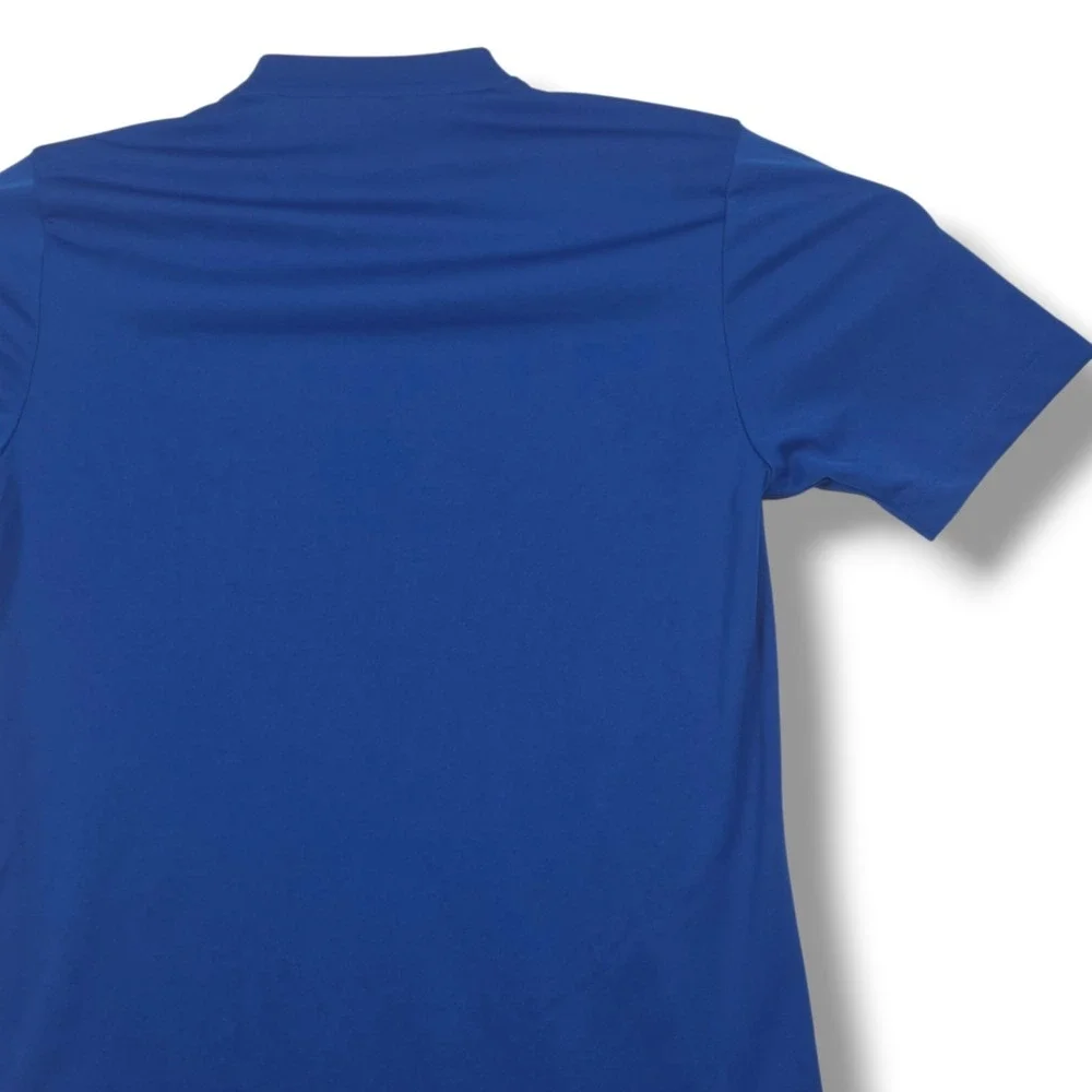 Adidas‎ Entrada 22 Soccer Jersey Mens Small Blue Striped Aeroready Graphic Shirt